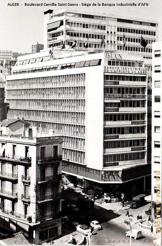 Alger - Boulevard Camille Saint-Saens - Siege de la B.I.A.N..jpg